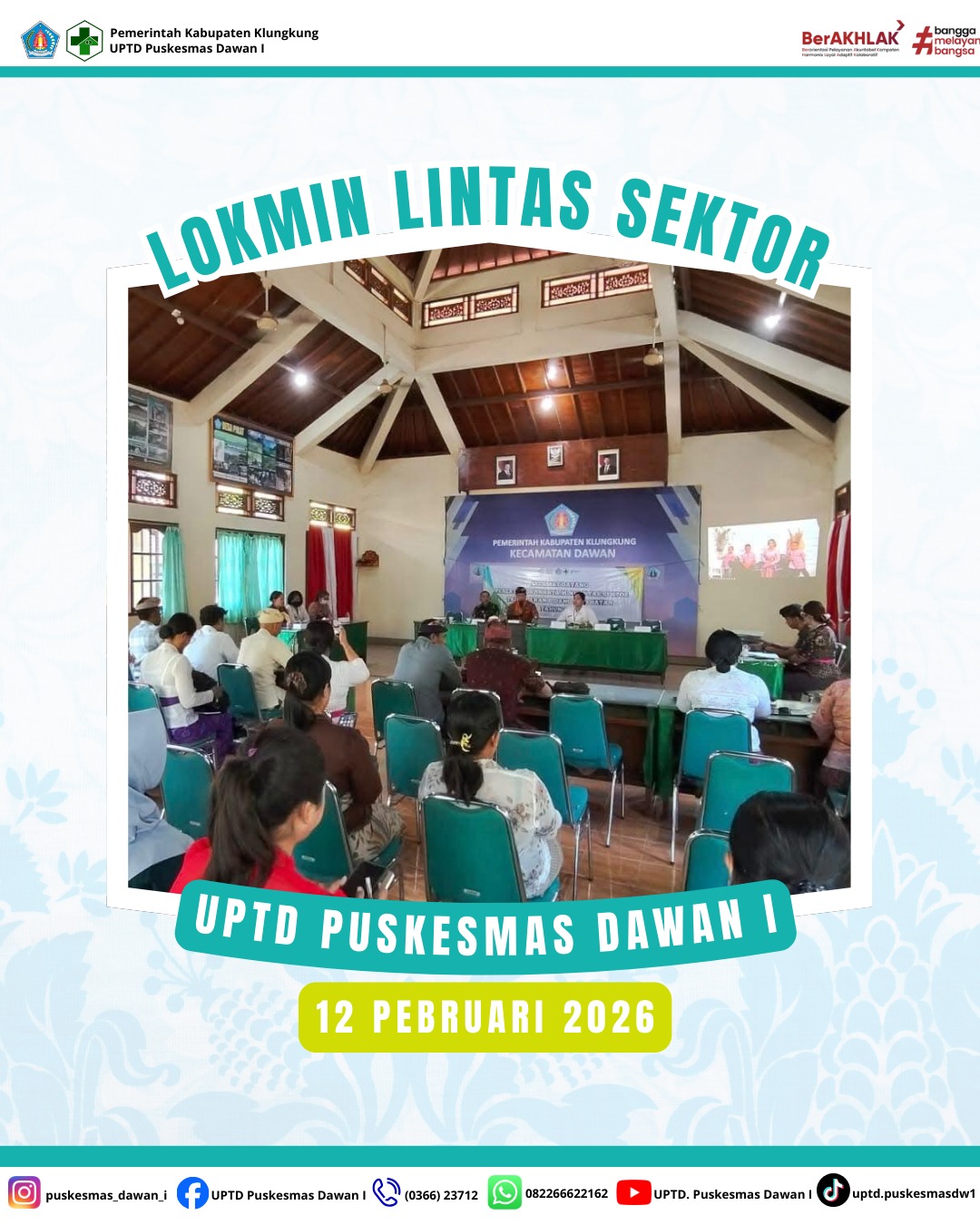 Koordinasi dalam Loka Karya Mini Tribulanan Lintas Sektor