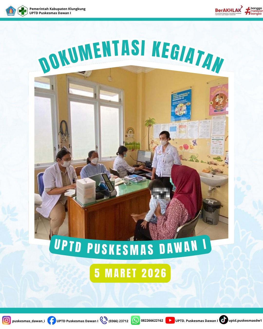 Dokumentasi kegiatan di awal bulan Maret 2026