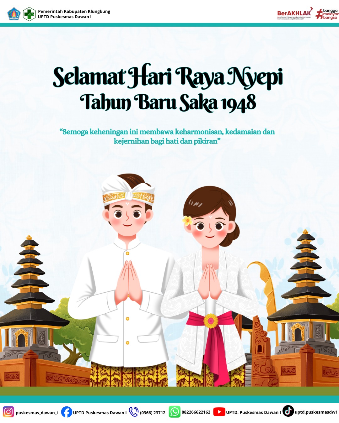 Selamat Hari Raya Nyepi Tahun Baru Caka 1948