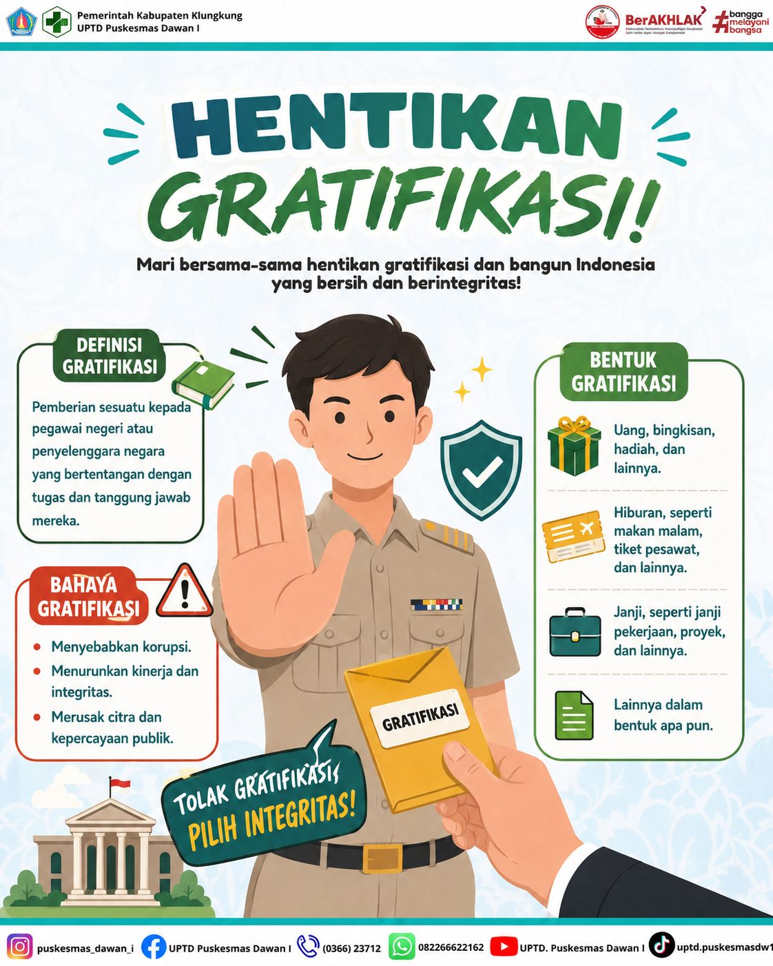 Tolak GRATIFIKASI, Katakan TIDAK pada KORUPSI