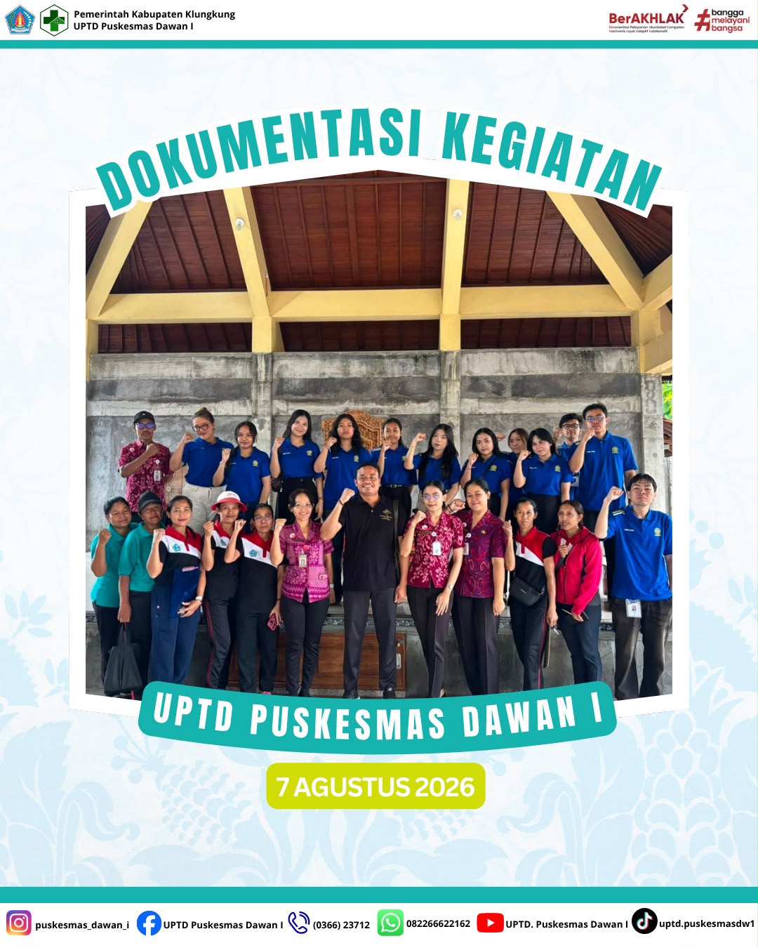 Dokumentasi kegiatan luar gedung di minggu pertama bulan Agustus 2026