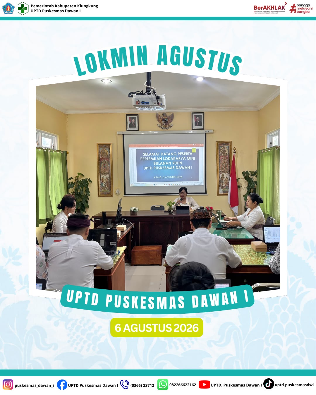 Koordinasi Dalam Loka Karya Mini Lintas Program Bulan Agustus 2026