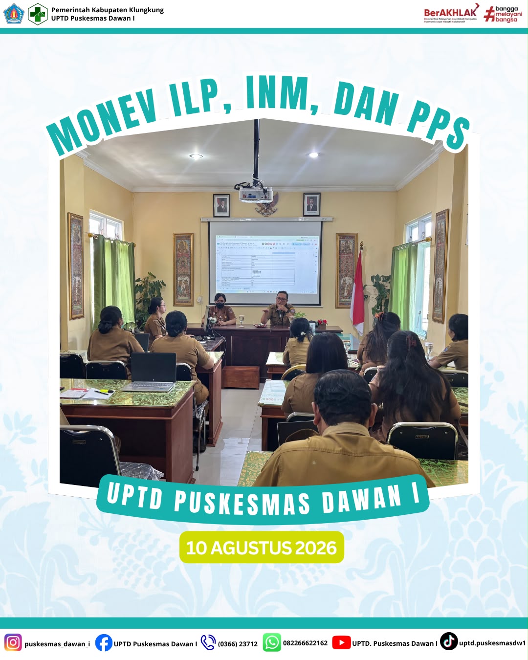 Upaya peningkatan mutu pelayanan kesehatan di UPTD Puskesmas Dawan I